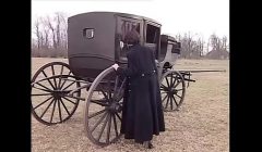 Hot and sexy brunette wants sex in a buggy!