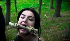 Hot submissive babe gets hard fuck and spanking in bdsm porn ends with cum swallow