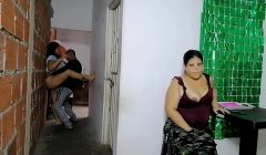 I fuck my horny stepmother and at the end I fuck my rich stepsister leaving her face full of semen