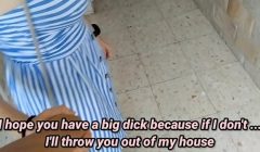 I SAW THIS GIRL WALKING DOWN THE STREET AND I FOLLOWED HER. HE FOUND ME OUT AND I HAD TO PAY HIM MONEY TO SUCK MY BIG DICK