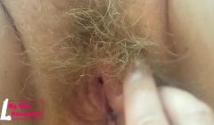 I want your cock in my hairy pussy and asshole