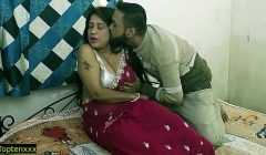 Indian xxx hot milf bhabhi hardcore sex with NRI devor! Clear hindi audio