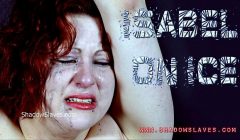 Isabels Deans whipping to and electro bdsm of amateur slave girl