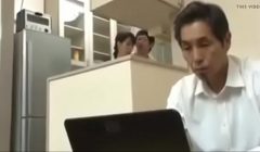 Japanese Asian step Mom Cheating with her Young