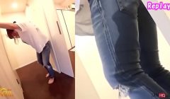 Japanese Pee Desperation and Jeans Wetting