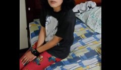 Le dije a mi hermanastra colegiala para jugar y termine atándola para cogerla por su rico coñito