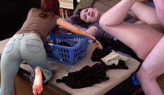 LITTLE STEP SIS GETS USED LIKE A SLUT WHEN MOM IS NOT AT HOME