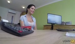 LOAN4K. The hottest Alex Black with a horny manager