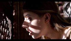 Maid cleans then masturbates