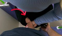 Married Milf Grabbing my Dick in Public | Handjob and Cumshot in Train