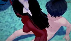 Meru the Succubus getting fucked at the beach!