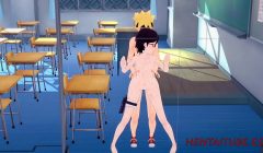 Naruto Hentai – Fucks Sarada At – Hard sex with crempie