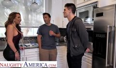 Naughty America Richelle Ryan soaps up with friend’s husband