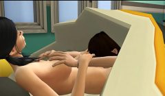 Nerdy step brother sneaks under his sister’s blanket and starts licking her pussy unable to restrain herself the sister finally fucks her brother