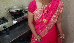 Newly married housewife was fucking with step-brother in badroom in clear dirty audio