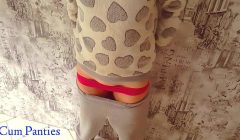 OMG Cumming in my little pussy – cum panties