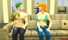 One Piece Nami Follada Fuertemente por Zoro Grandes Tetas Anime Parodia