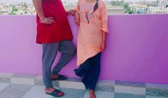 Outdoor terrace sex with sister-in-law | doggy style hard fuck hindi audio