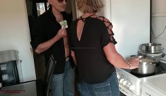 PAY YOUR STEP MOM AND YOU WILL TAKE HOT HER HARD IN THE KITCHEN