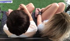 Pervent guy masturbate on different girls