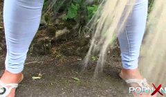 PornXN big tits blonde Lexi Ryder pissing in public