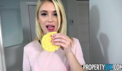 PropertySex – Hot petite blonde teen fucks her roommate