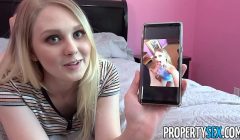 PropertySex – Landlord with amnesia fucks young tenant