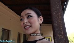 Public Agent Japanese beauty Rae Lil Black fucks for cash