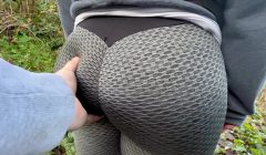 Public Park Bubble Butt Girl Groping