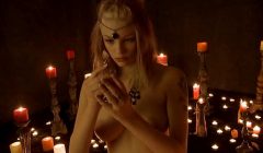 ritual with candles and masturbating