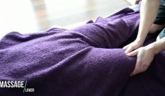 Sensual Gently Massage – Soft Technique – Hairy blanket