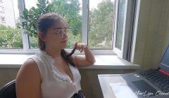 Sexy English Teacher Helps to Relieve Stress before an Exam – MarLyn Chenel