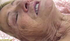 sexy hairy 90 years old granny banged by her toyboy