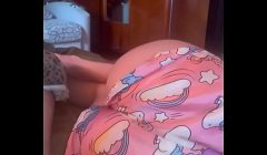 She pleasures my morning hard cock