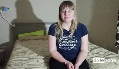 Shy, chubby housewife first time on cam in porn