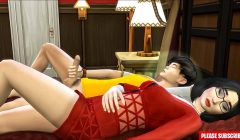 Step-son Fucks Korean step mom | Asian stepmom Shares The Same Bed With Her step-son In The Hotel Room