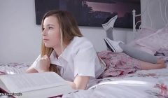 Stepson anal fucks stepmom and her bff