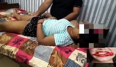 Teen Hottie Cheating BF on our Massage Table
