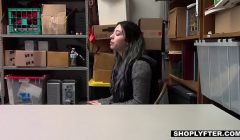 Teen Stepdaughter Caught Shoplifting By Her stepDad And Fucked
