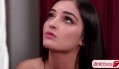 Teen student licks the pussy of her dean