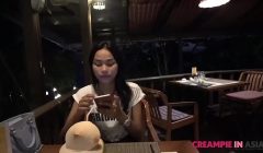 Teen Thai girl uncensored sperm creampie