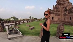 Thai teen amateur girlfriend sightseeing and sex once back in the hotel