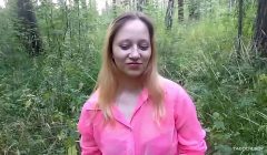 THE STUDENT WAS LOST IN THE FOREST AND IN A MINUTE A STRANGER WAS TAKING HER OUT OF THE FOREST!