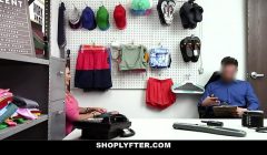 Thief fucked by officer then squirts