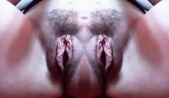 This double vagina is truly monstrous put your face in it and love it all!