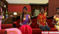 Three Indian Step-sisters help virgin stepbrother have sex for the first time as a thank you for the vacation he gave