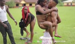 Two Sharp guys fucked two fitness instructors (foursome) at the sports stadium while on fitness workout.