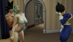 Vegeta tiene una pesadilla Goku se Folla a Su Esposa Bulma Delante de el Netorare Hentai