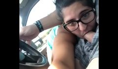 Wife takes a ride with me let’s me fuck her like a slut