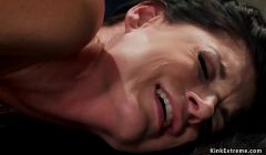 Bound MILF slave anal fucked